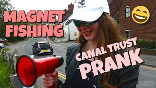 Magnet Fishing Canal Trust Prank We PRANK The Blazing Magnets [upl. by Arreis]