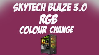 How To Use your RGB Colors On The Skytech Blaze 30 [upl. by Atinauj69]