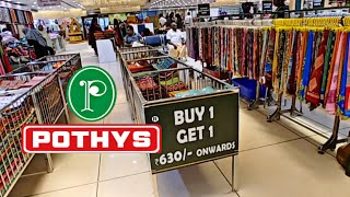 Pothys 11 Combo Offers New Basket sarees9 Fabric Collections [upl. by Spillihp]