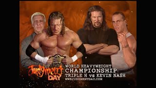 Story of Triple H vs Kevin Nash  Judgement Day 2003 [upl. by Eyllek]