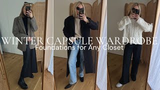 WINTER CAPSULE WARDROBE 2023 MY BEST ONE YET  17 PIECES 40 LOOKS [upl. by Afnin]