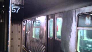 NYC Subway Special R42 M Train At 57th Street7th Avenue [upl. by Hammerskjold476]