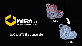 SLC to STL File Conversion using MIRA3D [upl. by Elbertine]