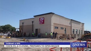 Everhart amp SPID ChickfilA closing on Thursday preparing to open in new spot [upl. by Ciardap]