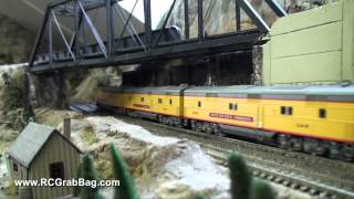 Broadway Limited Union Pacific E6 ABB City Of Los Angeles in HO [upl. by Muna476]