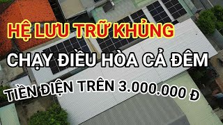 Hệ thống điện mặt trời lưu trữ khủng này dành cho gia đình từ 3000000đ4000000đ tiền điện [upl. by Magree]