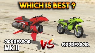 GTA 5 ONLINE  OPPRESSOR VS OPPRESSOR MK2 VS DELUXO WHICH IS BEST [upl. by Lissie]