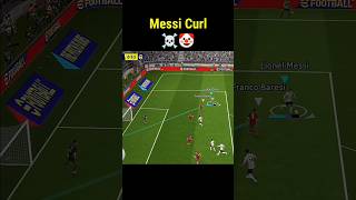 Messi Advance Curl ☠️ in efootball 2025 efootball eFootball2025 eFootball2024 shorts pes [upl. by Munster]