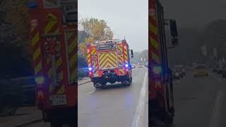 brandweer Essen België met de autopomp naar een interventie in Essen [upl. by Victoria]