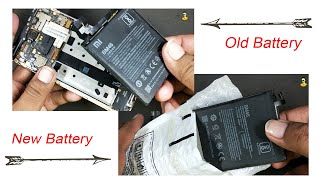 How To Change Mi Note 3 Battery Mi Note 3 Battery Replacement [upl. by Mlehliw]