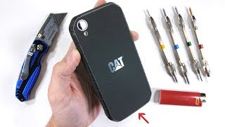 Testing the Rugged CAT S41  Scratch Burn BEND Tested [upl. by Maltz]