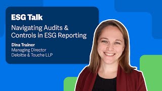 Navigating Audits amp Controls in ESG Reporting [upl. by Nirel]