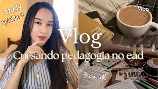 Cursando Pedagogia no ead  Ep 4 Vlog de rotina [upl. by Bluma133]