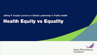 Health Equity vs Equality [upl. by Enytsuj]