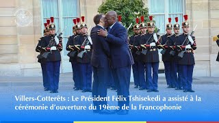 Les Présidents Félix Tshisekedi et Emmanuel Macron ont eu un entretien en têteàtête à L’Elysée [upl. by Frierson]