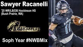 SAWYER RACANELLI 20 WRLBDB  Hockinson HS Bush Prairie WA  SOPH YR NWBMix [upl. by Einre31]