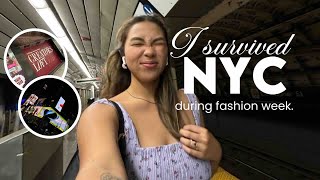 I survived NYC during fashion week [upl. by Ellehsad719]