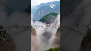 Unique Bridge Design in China shortvideo shorts [upl. by Velasco]