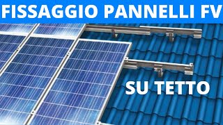 montaggio pannelli fotovoltaici su tetto [upl. by Vigen774]