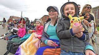 The 84th annual Daffodil Parade a dry quotParadisequot in Tacoma [upl. by Annyahs]