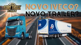 NOVIDADES  ETS2  Iveco SWay e Krone eTrailer [upl. by Reffinej]