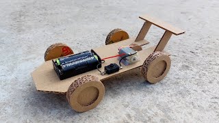 how to make cardboard car whit cardboard wheels and cardboard pulley  at home easy [upl. by Frederique]