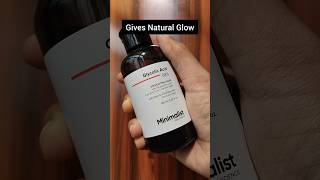 Minimalist Glycolic Acid Toner Non Sponsored Review minimalist glycolicacid toner glowingskin [upl. by Enailil]