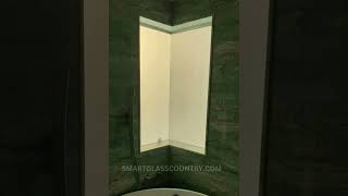 Privacy Glass Shines Where Curtains and Blinds Fail Corner Windows shorts [upl. by Alomeda227]