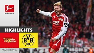 Union Shocks BVB  Union Berlin  Borussia Dortmund 21  Highlights  Matchday 6 – Bundesliga [upl. by Anelrats564]