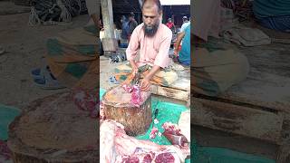 Meat cutting in Bangladesh shorts meatcutting bangladesh cheapcuts cutsofbeef meatslice [upl. by Ibrahim]