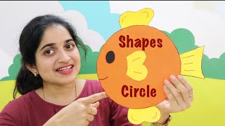 Kidzee Preschool Online Learning  Shapes with examples  How to teach Shapes to Nursery  LKG Kids [upl. by Ayortal]