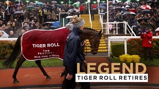 LEGENDARY TIGER ROLL RETIRES AT THE 2022 CHELTENHAM FESTIVAL [upl. by Inahpets]