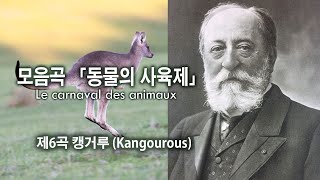 생상스SaintSaëns  제6곡 캥거루 모음곡 「동물의 사육제」 중에서  6 Kangourous from quotLe carnaval des animauxquot [upl. by Yortal]