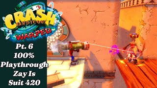 Crash Bandicoot 3 N Sane Trilogy 105 Pt 6  All That For A Yellow Gem [upl. by Ahseit763]