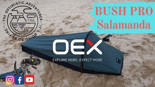 OEX Salamanda hooped Bivvy bag review Cornish Beach wild camping trip GOOutdoorsTV [upl. by Coe]