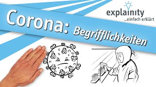 CoronaBegrifflichkeiten einfach erklärt explainity® Erklärvideo [upl. by Gadmon]