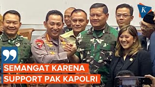 FULL Kapolri Dampingi Yudo Jalani Fit and Proper Test Calon Panglima TNI [upl. by Ocsisnarf]