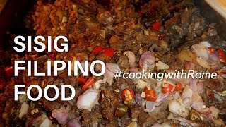 EASIEST FILIPINO PORK SISIG RECIPE COOKING ASMR [upl. by Petuu322]