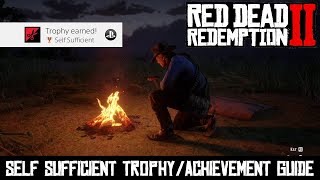 Self Sufficient Trophy Achievement Guide Red Dead Redemption 2 [upl. by Weiner]