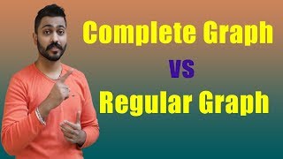 Regular Graph Vs Complete Graph with Examples  Graph Theory [upl. by Drolet]