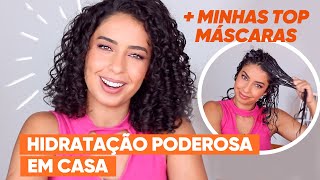 COMO FAZER HIDRATAÇÃO PERFEITA EM CASA  DICA DE MÁSCARAS  JULIANA LOUISE [upl. by Latnahc]