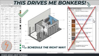 How to Create Finishes Schedules in Revit [upl. by Ahsaret]