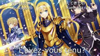 Sword Art Online Alicization Ending『Eir Aoi  Iris』VOSTFR『Lyrics』 [upl. by Koziara317]