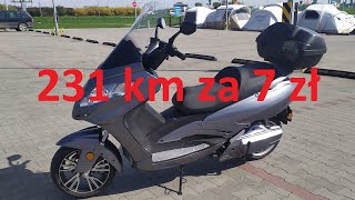 Skuter elektryczny EFUN PUMAX 150Ah potwierdzony zasięg 231 km [upl. by Fillian]