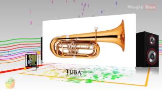 Tuba  Musical Instruments  Pre School  Animated Educational Videos For Kids [upl. by Ragas403]