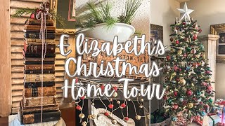 Christmas Home Tour  Vintage Christmas with Elizabeth Ann [upl. by Neeuq]