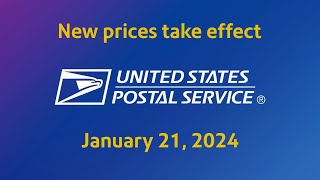 USPS Rate Change Highlights – January 21 2024 [upl. by Pirnot]