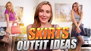 What to pair with MINI SKIRTS this summer🌼Unpacking amp Try on Haul ARITZIA [upl. by Burhans992]