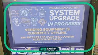 Pa lottery machines down for system upgrade ahead of 875 million Mega Millions drawing [upl. by Kcim]