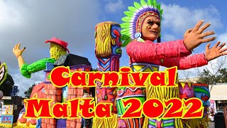 Special Malta Carnival 2022 Valletta MALTA malta carnival [upl. by Gathard]